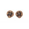 Image 1 : Chanel Gold Resin Clover Earrings