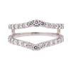 Image 2 : 0.90 ctw Diamond Ring Guard - 14KT White Gold