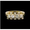 Image 2 : 14KT Yellow Gold 1.28 ctw Diamond Ring