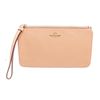 Image 1 : Coach Beige Crossgrain Leather Wristlet