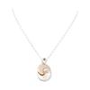 Image 2 : 2.38 ctw Round Brilliant Cut Diamond Necklace And Chain - 14KT White And Rose Go