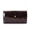 Image 1 : Louis Vuitton Amarante Vernis Leather Sarah Wallet