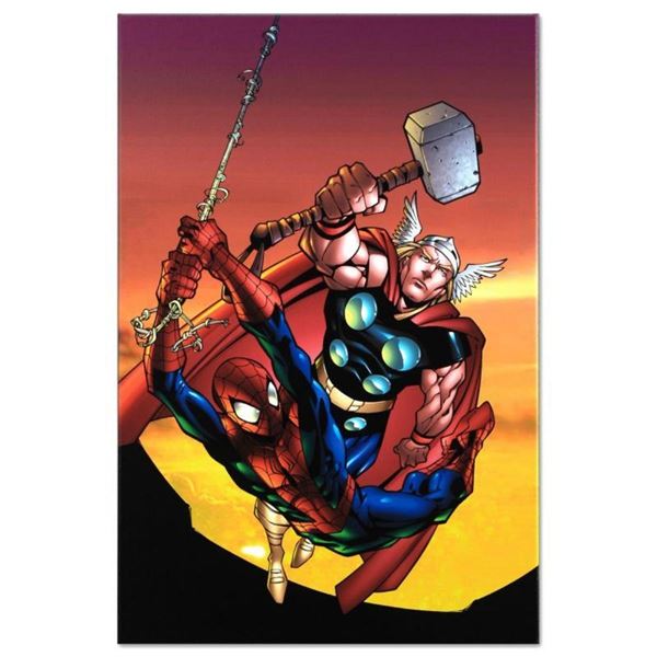 Marvel Comics "Marvel Age Spider-Man Team Up #4" Numbered Limited Edition Giclee