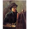 Image 1 : Van Gogh - Self-Portrait With Dark Felt Hat At The Easel
