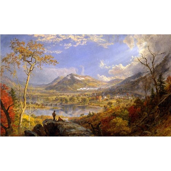 Jasper Francis Cropsey - Starrucca Viaduct, Pennsylvania