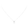 Image 1 : 0.70 ctw Diamond Pendant And Chain - 14KT White Gold