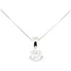 Image 2 : 0.70 ctw Diamond Pendant And Chain - 14KT White Gold