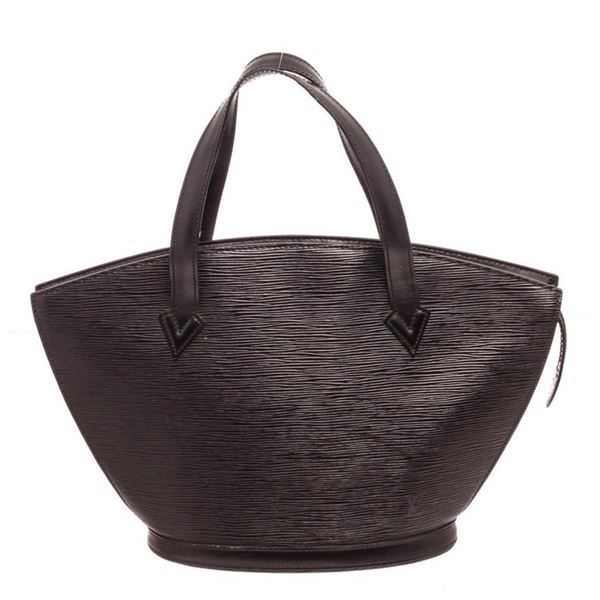 Louis Vuitton Black Epi Leather St. Jacques PM Tote Bag