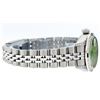 Image 4 : Rolex Ladies Stainless Steel Quickset Green MOP Diamond Lugs Datejust Wristwatch