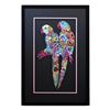 Image 1 : Patricia Govezensky, "Two Parrots XI" Framed Original Painting on Laser Cut Stee