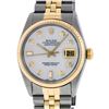 Image 1 : Rolex Mens 2 Tone MOP Diamond 36MM Oyster Perpetual Datejust Wristwatch