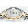 Image 6 : Rolex Mens 2 Tone MOP Diamond 36MM Oyster Perpetual Datejust Wristwatch