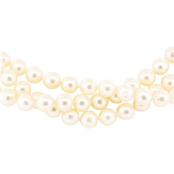 7.5mm Akoya Cultured Pearl Strand