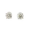 Image 1 : 1.41 ctw Diamond Stud Earrings - 14KT White Gold