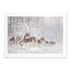 Image 1 : Larry Fanning (1938-2014), "Crystal Forest - Gray Wolves" Limited Edition Lithog