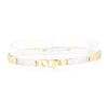 Image 2 : Greek Key Bracelet - 14KT Yellow and White Gold