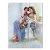 Image 1 : Pino (1939-2010), "Book of Poems" Artist Embellished Limited Edition on Canvas (