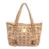 Image 1 : MCM Beige Coated Canvas Shoulder Bag