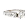 Image 1 : 1.59 ctw Diamond Ring - 14KT White Gold