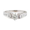 Image 2 : 1.59 ctw Diamond Ring - 14KT White Gold