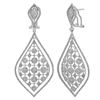 Image 1 : 14k White Gold 2.71CTW Diamond Earrings, (I1/G-H)