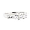 Image 1 : 0.94 ctw Diamond Ring - 14KT White Gold