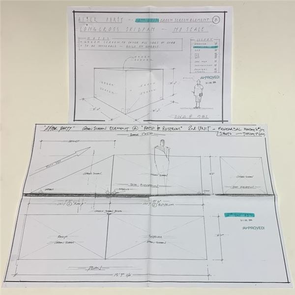 Avengers: Age of Ultron (2015) - Set of 2 Production Blueprints