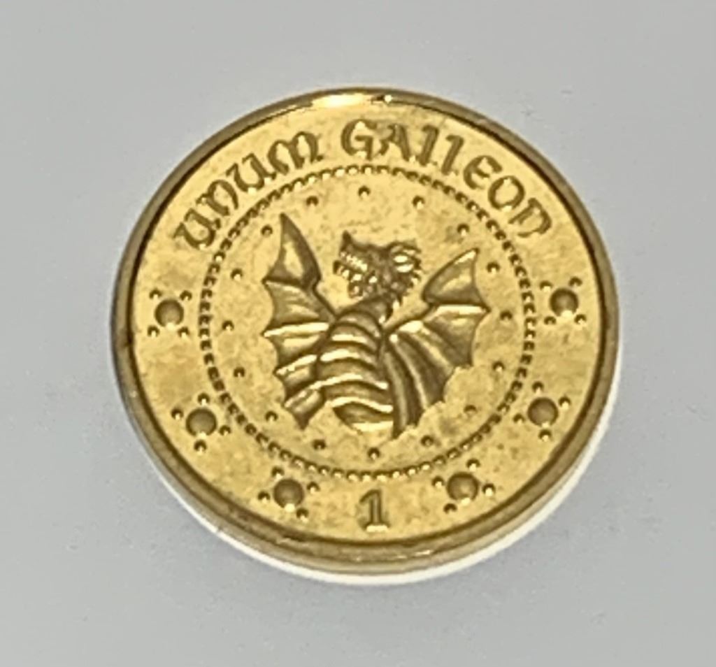 Harry Potter Franchise Hero Metal Gringotts Gold Galleon Coin