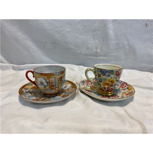 smaller cups and saucers