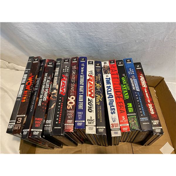 Wrestle Mania DVD's
