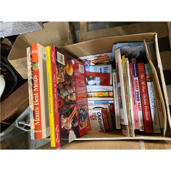 Lot of cookbooks