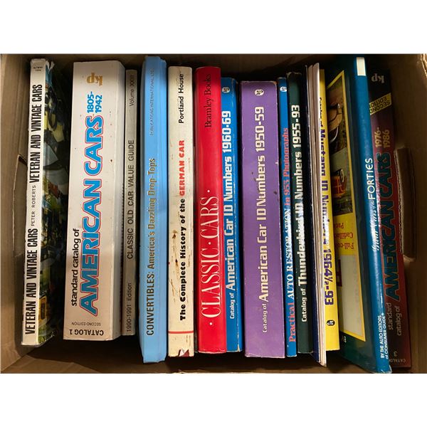 Box of Car books