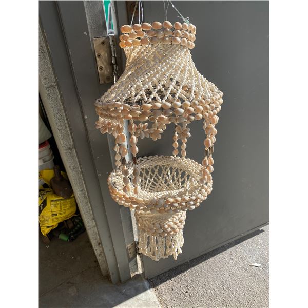 Shell Macrame plant holder