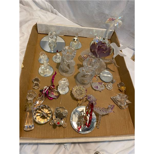 Lot of crystal and glassware