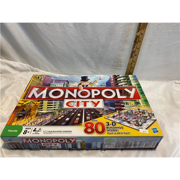 Monopoly City Game used