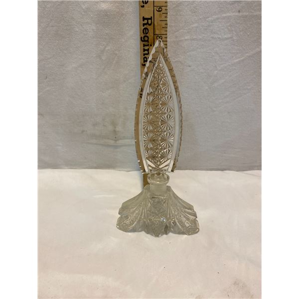 Vintage perfume glass decanter