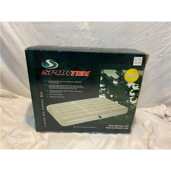 Double Flocked air bed new