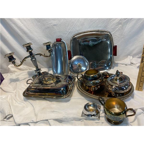 Lot of silver plate
