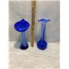 Image 1 : 2 Blue Vases