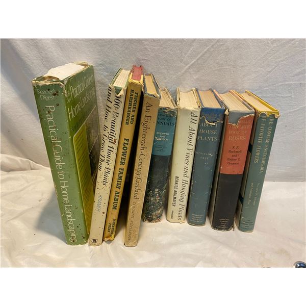 Lot of gardening and Plant books