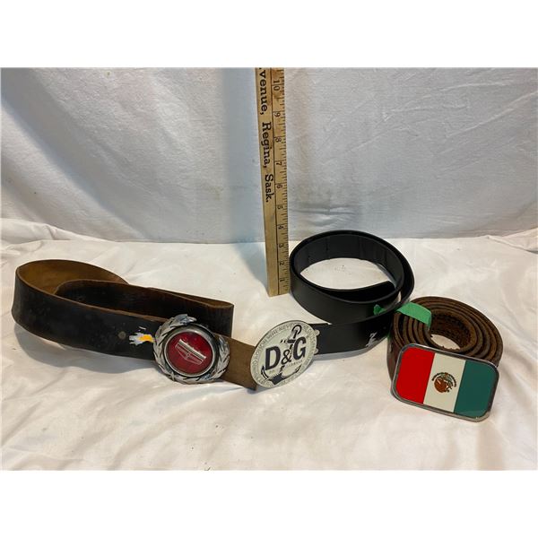 Belts and buckles
