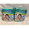 Image 1 : 2 Packages New diapers size 8-12  lbs