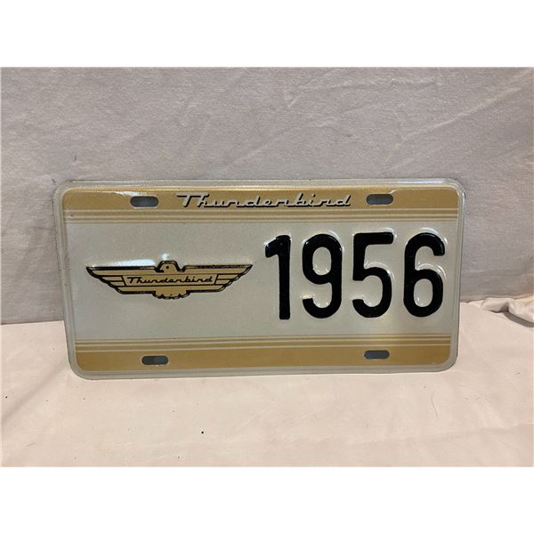 Thunderbird 1956 plate