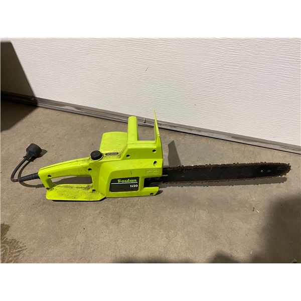 Poulan electric chain saw