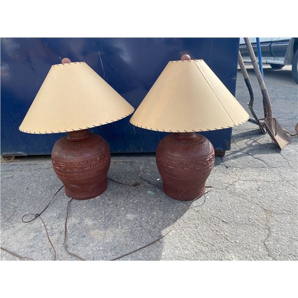 Pottery Lamps