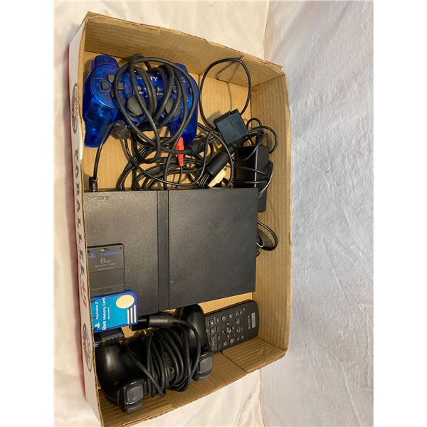 PS with remotes and memory cards