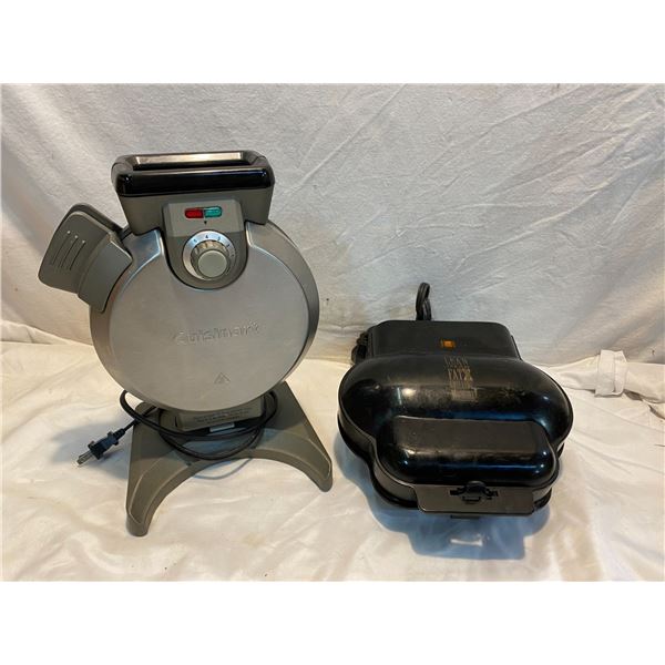 Cuisinart waffle maker and lean mean grilling machine