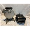 Image 1 : Cuisinart waffle maker and lean mean grilling machine