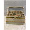 Image 1 : Sewing basket and contents