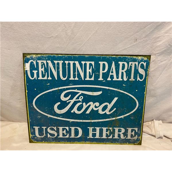 Ford tin sign